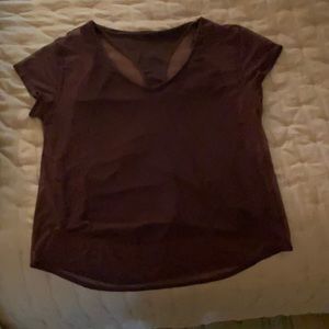 Lululemon short sleeve maroon top